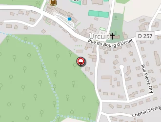 Carte de Les écuries Linagua à Urcuit