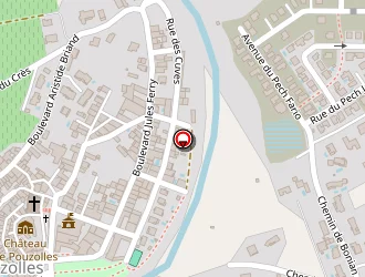 Carte de Ined à Puissalicon