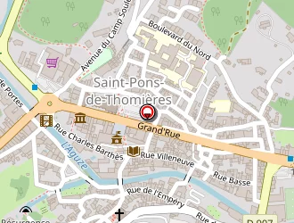 Carte de Thermic+ à Saint-pons-de-thomières