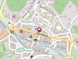 Carte de Samtim à Saint-pons-de-thomières