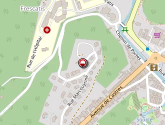 Carte de Institut Source De Beauté à Saint-pons-de-thomières