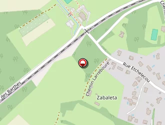 Carte de Larre à Lahonce