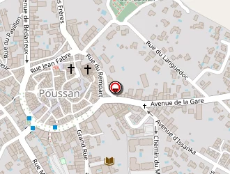 Carte de Cussol David à Poussan