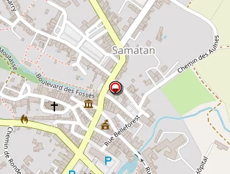 Carte de La Poste à Samatan