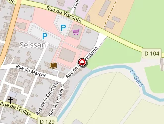 Carte de Ecole Primaire à Seissan