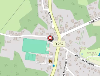 Carte de Complexe Sportif Et Culturel Jean Castaings à Urt