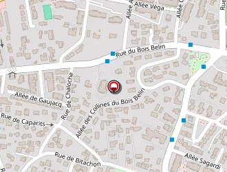 Carte de Caax à Anglet