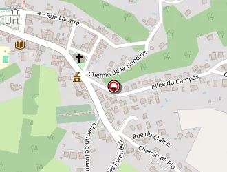 Carte de La Poste à Urt