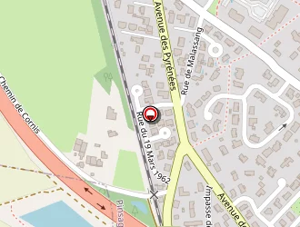 Carte de Allo Piscine Spa à Pinsaguel