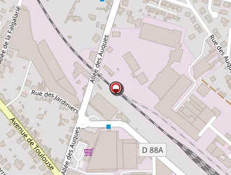 Carte de Maison Du Bois à Aussillon