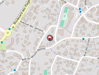 Carte de Barlet-bas Bétty à Anglet