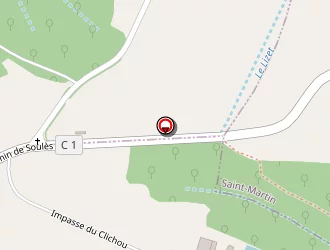 Carte de Larthet à Saint-maur