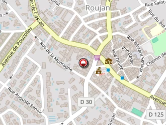 Carte de Maison Bordes à Roujan