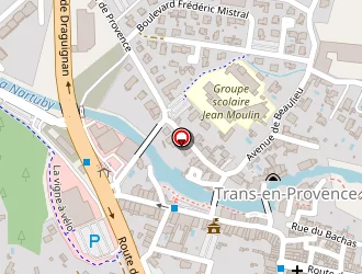 Carte de Nocibe à Trans-en-provence