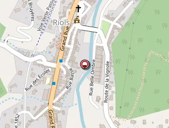 Carte de Cannac Corine à Riols