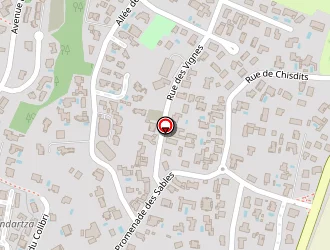 Carte de Tolley Bryan à Anglet