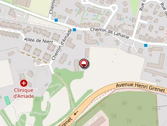 Carte de Clinique D'amade à Bayonne