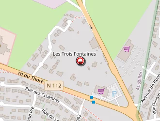 Carte de Pistre Chantal à Aussillon