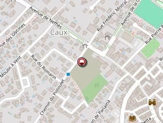 Carte de Lou Cantou à Caux