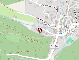 Carte de La Poste à Saint-nazaire-de-ladarez