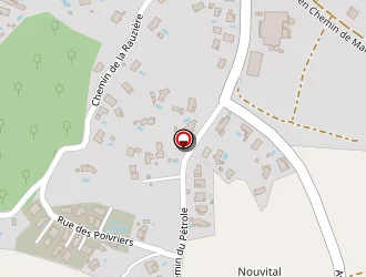 Carte de Jacques Bernard à Fouzilhon