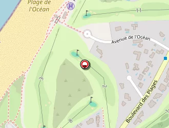 Carte de Madrague Surf School à Anglet