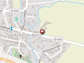 Carte de La Poste à Baigts-de-béarn