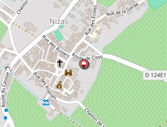 Carte de Katedra à Nizas