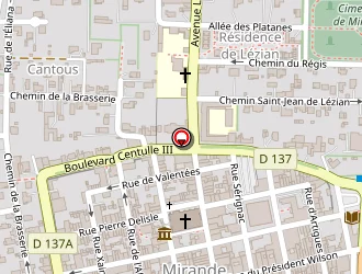 Carte de Ringenbach à Mirande