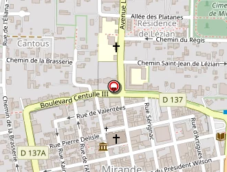 Carte de La Poste à Mirande