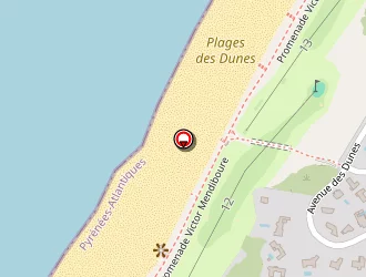 Carte de La Case De L'ocean à Anglet