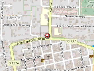 Carte de Julia Perrin à Mirande