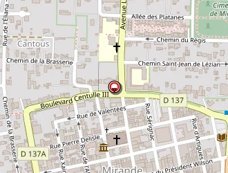 Carte de Pharmacie Thiry à Mirande