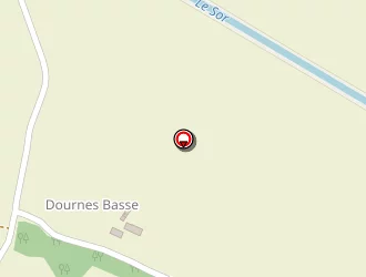 Carte de Château De Dournes à Blan