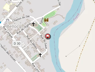 Carte de La Big Dalle à Bellocq