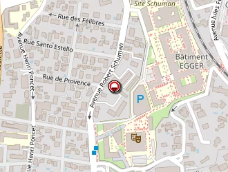 Carte de Fontaine Obscure à Aix-en-provence