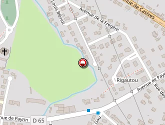 Carte de Augmontex à Payrin-augmontel