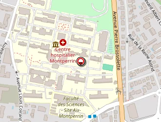 Carte de Univ Aix Marseille 3 Paul Cezanne à Aix-en-provence