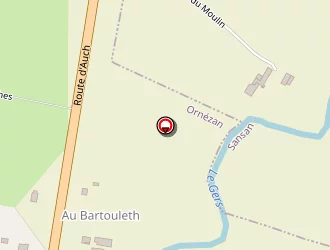 Carte de Gers Bois à Ornézan