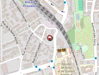 Carte de Aix Marseille Université (institut D'aménagement Régional) à Aix-en-provence