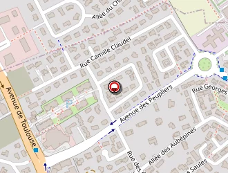 Carte de Burlin Robert à Castanet-tolosan