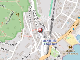 Carte de La Poste à Mandelieu-la-napoule