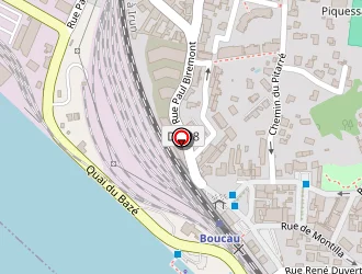 Carte de Stade Mousserolles à Boucau