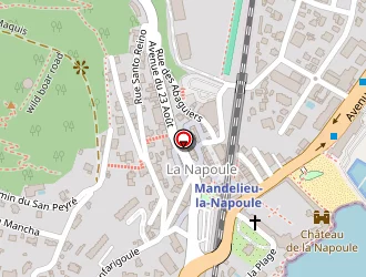 Carte de Aries à Mandelieu-la-napoule