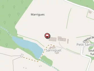 Carte de Lalanne à Mirande