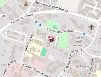 Carte de Greta Maures Esterel Verdon College Emile Thomas à Draguignan