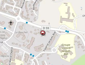 Carte de La Maison Bleue à Draguignan