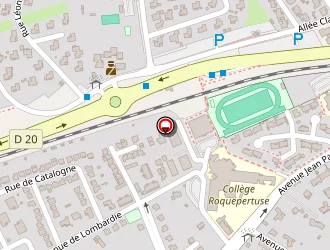 Carte de Collège Roquepertuse à Velaux