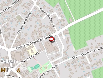 Carte de Cros Yvan (ets) à Adissan