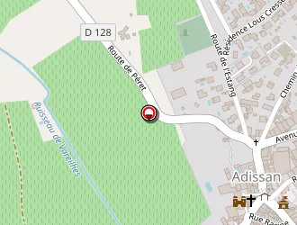 Carte de La Poste à Adissan